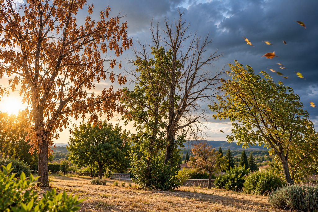 Arbres fragilisés par la sécheresse et le vent dans l’Ouest Lyonnais